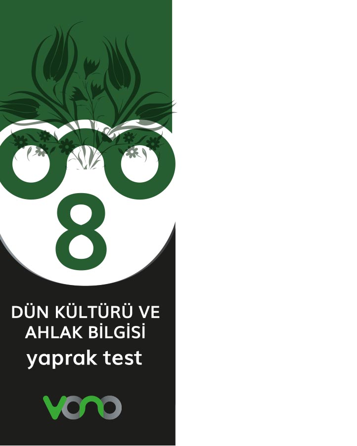 8. Sınıf Din Kültürü ve Ahlak Bilgisi Yaprak Test